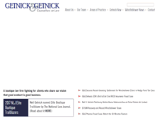 Tablet Screenshot of getnicklaw.com